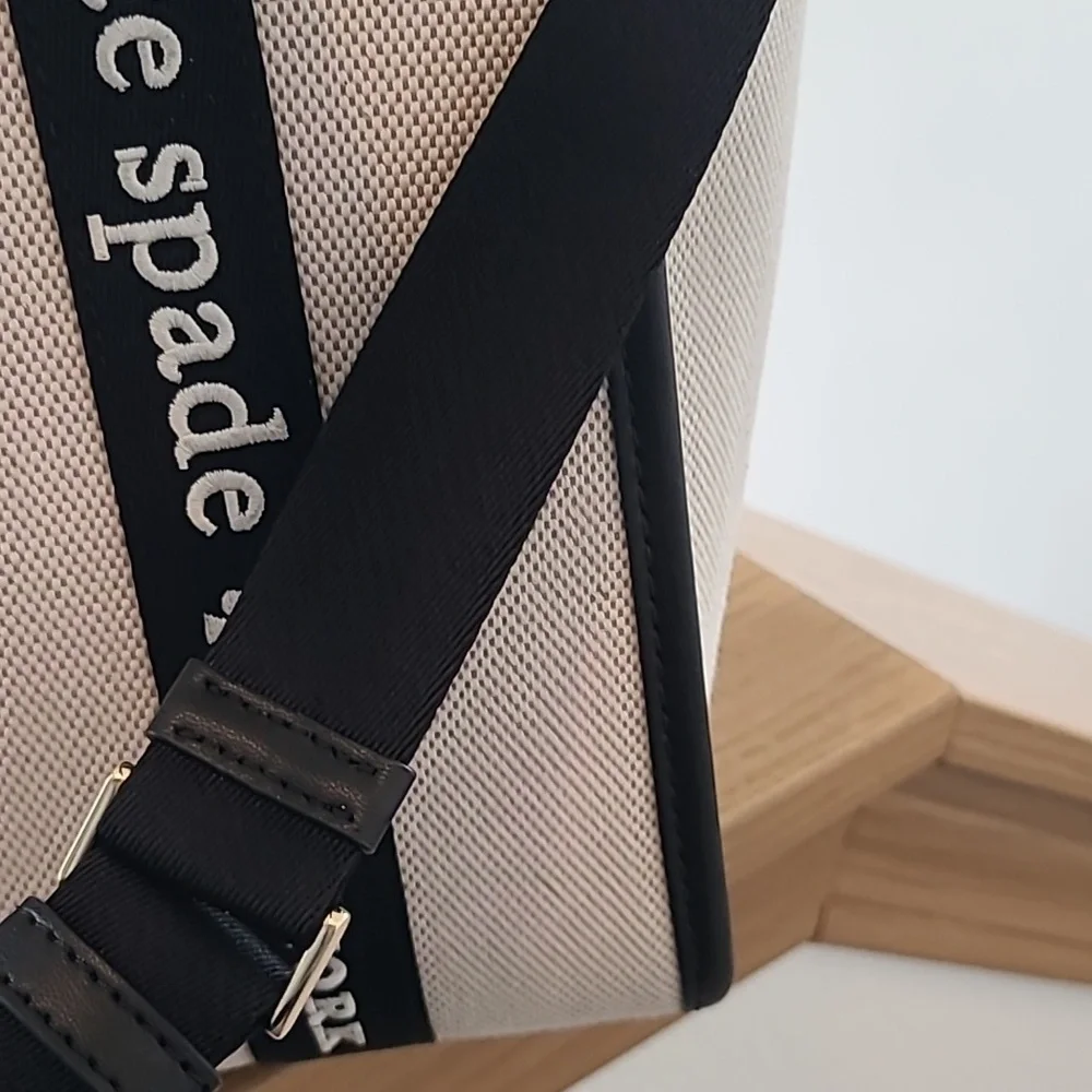Kate Spade Black and Tan Tote Bag